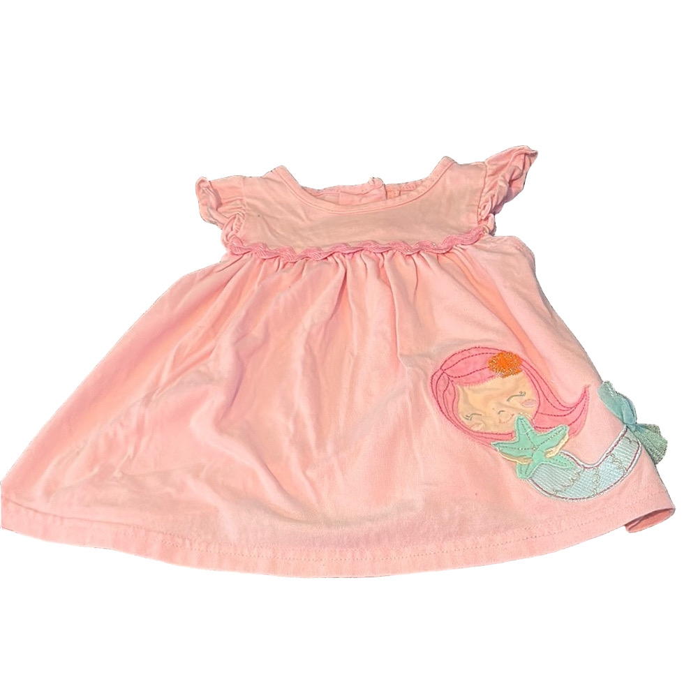 Goodlad Cotton Dress Light Pink Mermaid Infant Baby 9 Months